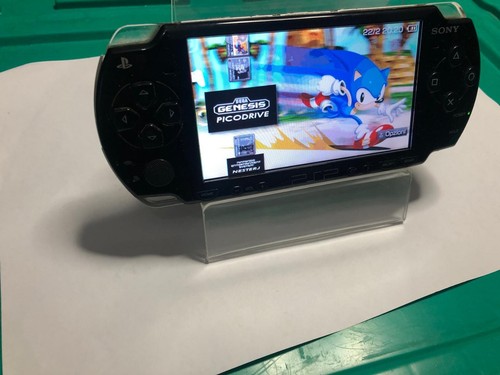 PlayStation PSP Slim Sony Console 2002 Nera 64 GB Usata Funzionante - Foto 7 di 21