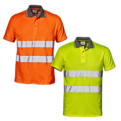 SIR POLO-SHIRT MISTRAL CONFORT Warnschutz Warnkleidung Workwear Herren