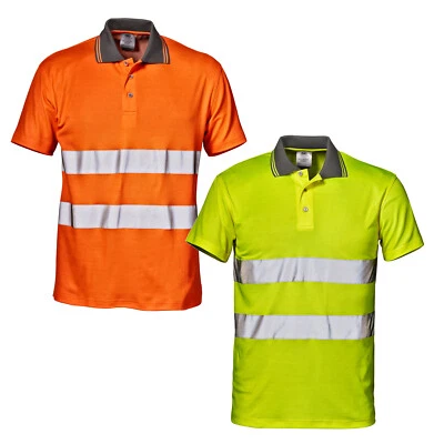 SIR POLO-SHIRT MISTRAL CONFORT Warnschutz Warnkleidung Workwear Herren