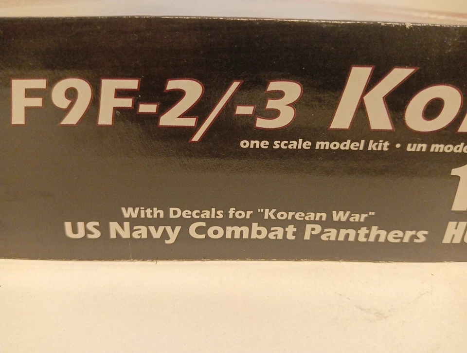 Hobby Craft F9F 2/-3 Panther Korea War Hc1421 1/48 Kit Montaggio-Y2-A37 - Immagine 2 di 4