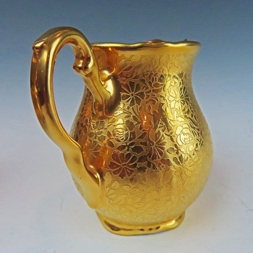 Winterling Bavaria Decorated by Wheeling, Creamer & Sugar Bowl Gold Overlay - Picture 4 of 11
