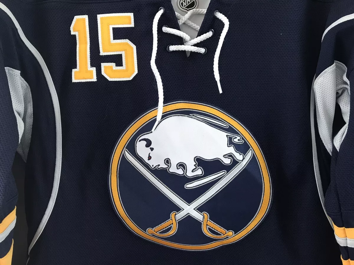 Buffalo Sabres Ice Hockey Jerseys 15 Jack Eichel Jersey Throwback