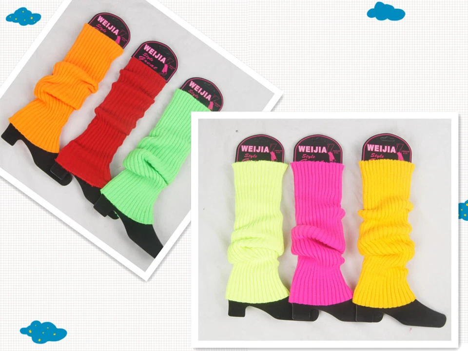 Moda Legging Bota Cubierta Mujer Invierno Tejido Crochet Tejido Calentadores de Piernas Foto 3 de 3