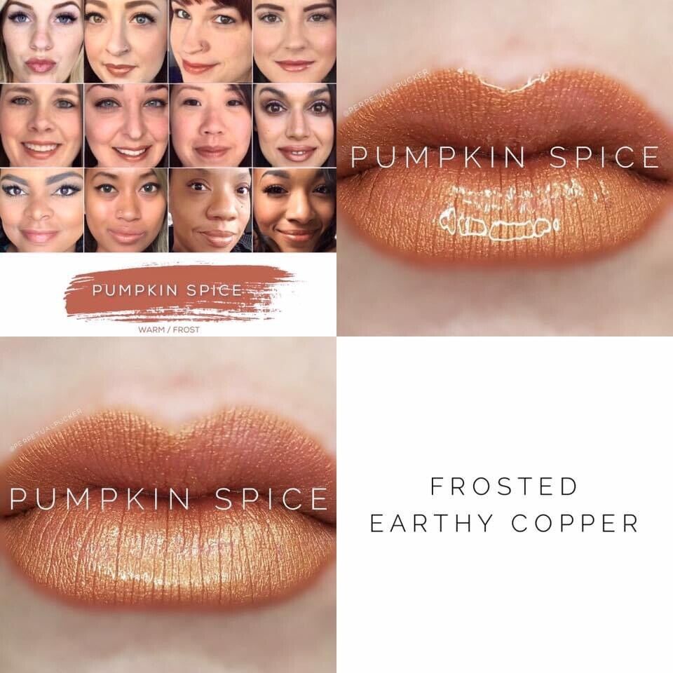 Pumpkin Spice Lipsense New/Sealed Full Size Liquid Lip Color Senegence Retired