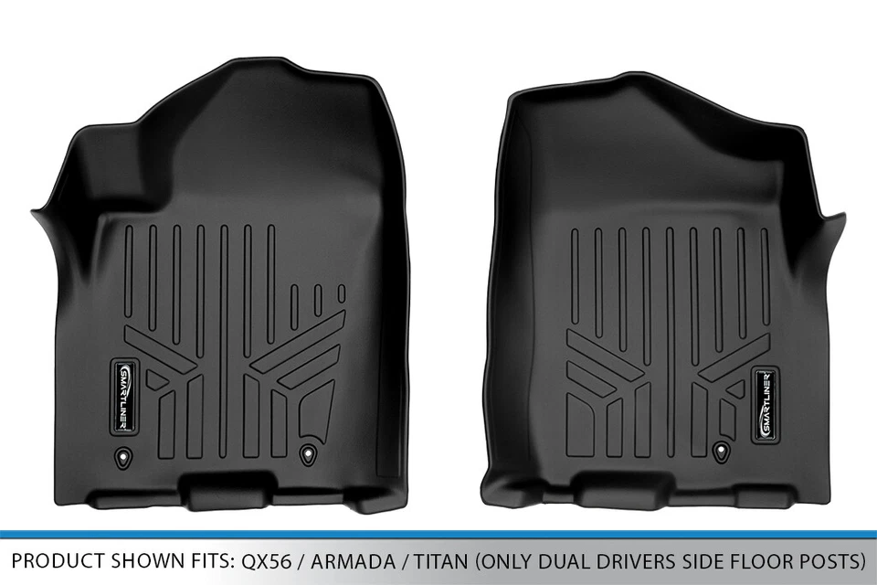 SMARTLINER Floor Mats 2008-2010 Infiniti QX56 | 2008-2015 Nissan Armada Titan - Image 4 of 4