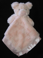 Cloud Island Pig Security Blanket Baby Lovey Pink Plush Target