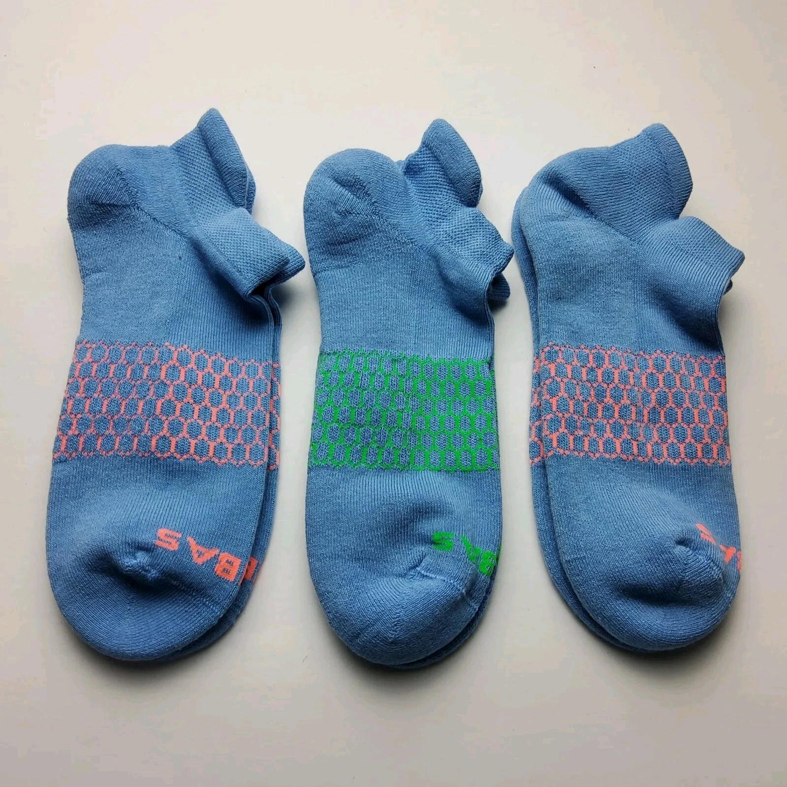 Bombas Original Ankle Socks Lot Of 3 Size M