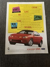 Ford Escort ZX2 1998 cupé anuncio agarra vida al volante