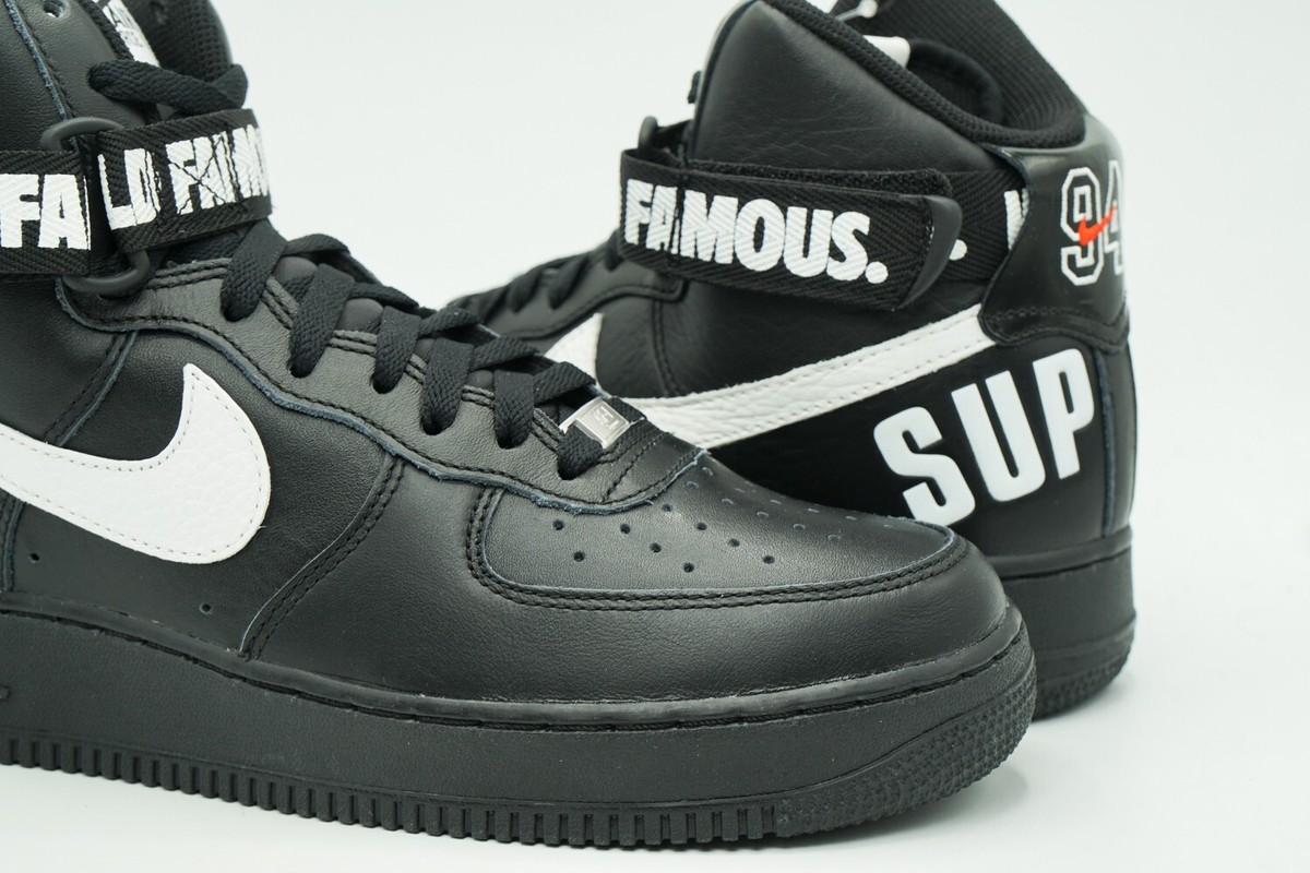 NIKE AIR FORCE 1 HIGH NEW SIZE 9 SUPREME WORLD FAMOUS BLACK NIKE AIR FORCE 1 HIGH NEW SIZE 9 SUPREME WORLD FAMOUS BLACK