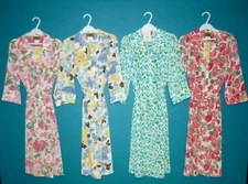 NOS 24K Kovacs Midi Shirt Dress Belted Modest Sz 14  **YOU CHOOSE COLOR**