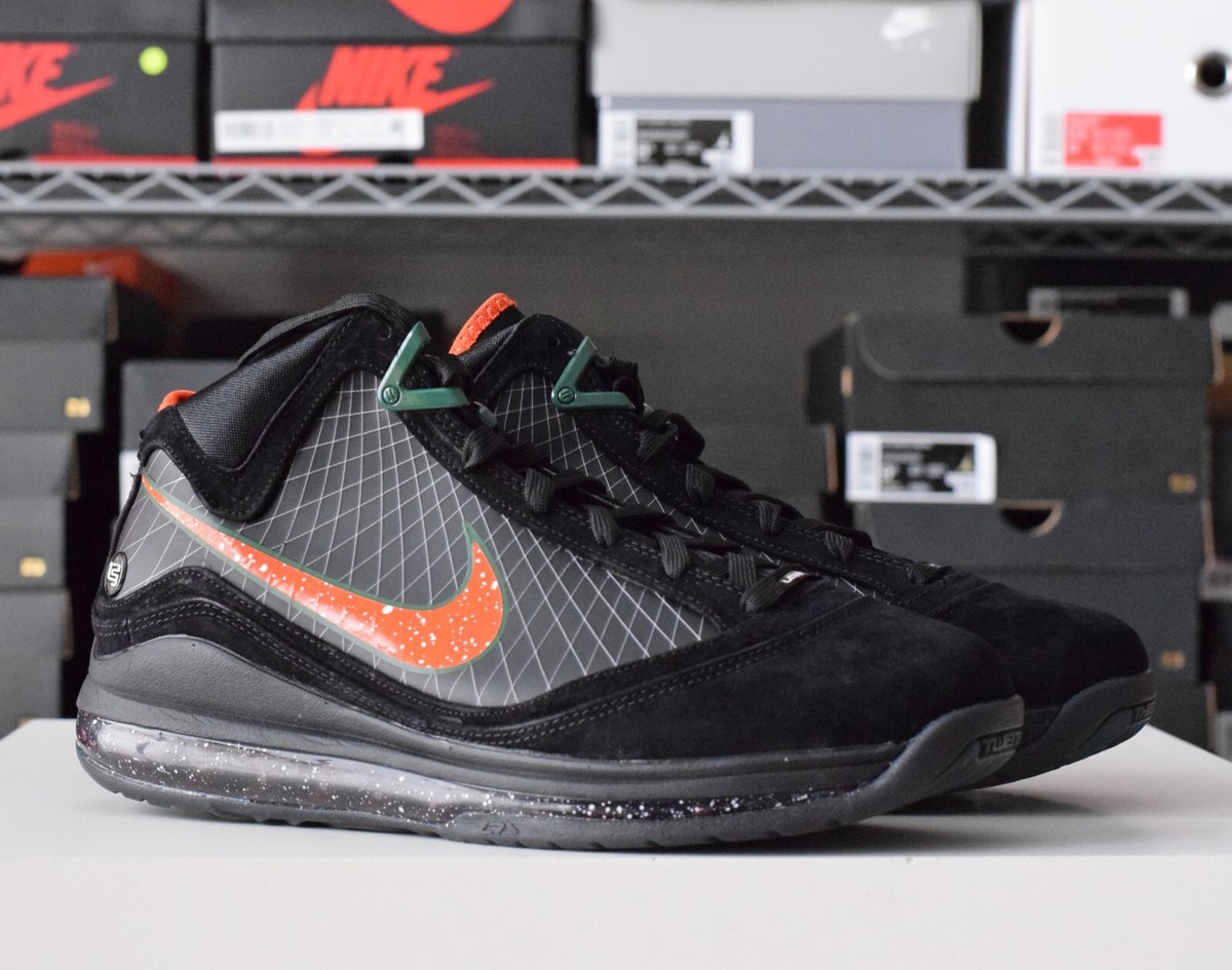 LEBRON 7 FAMU BLACK VELVET BRAND NEW IN BOX SIZE 8 Nike LeBron 7 VII FAMU Florida A&M Black Men Size DX8554-001  main image 2