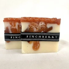 Finch Berry Soapery Finchberry Renegade Honey Soap Vegan Artisan NEW Set of 2