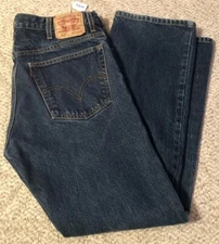 Levis 517 Jeans Men's Size 38 X 32 Medium Blue Cotton Bootcut Red Tab 5549