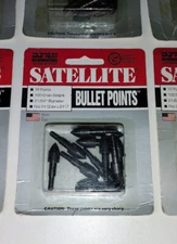 12 Pack Satellite Archery 100 Grain Bullet Points 21/64 Fits 2112 thru 2117.