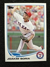 JOAKIM SORIA #US11 2013 Topps Update Series QTY Texas Rangers