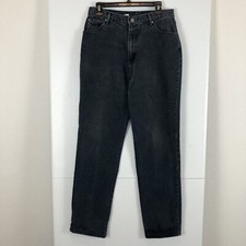 Vintage Calvin Klein Jeans Women's 30x32 Dark Blue Straight Leg Dark Wash USA