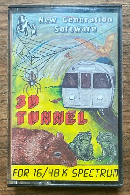 3D Tunnel - Sinclair ZX Spectrum 48k Original Kassettenspiel