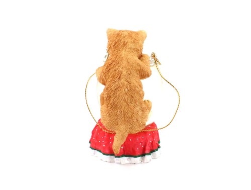 San Francisco Music Box Co Christmas Ornament CAT with FISH BOWL - Picture 7 of 9