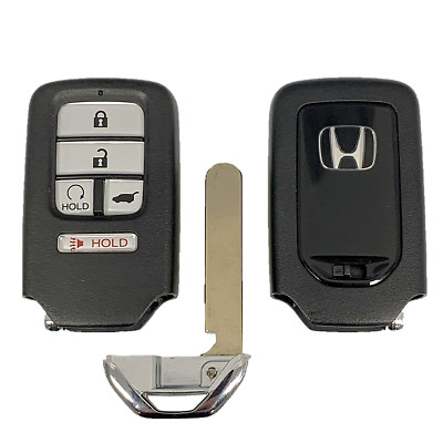 OEM Honda Keyless Remote Fob 5 Button SUV RS + Uncut Key Insert OEM Honda KR5V2X