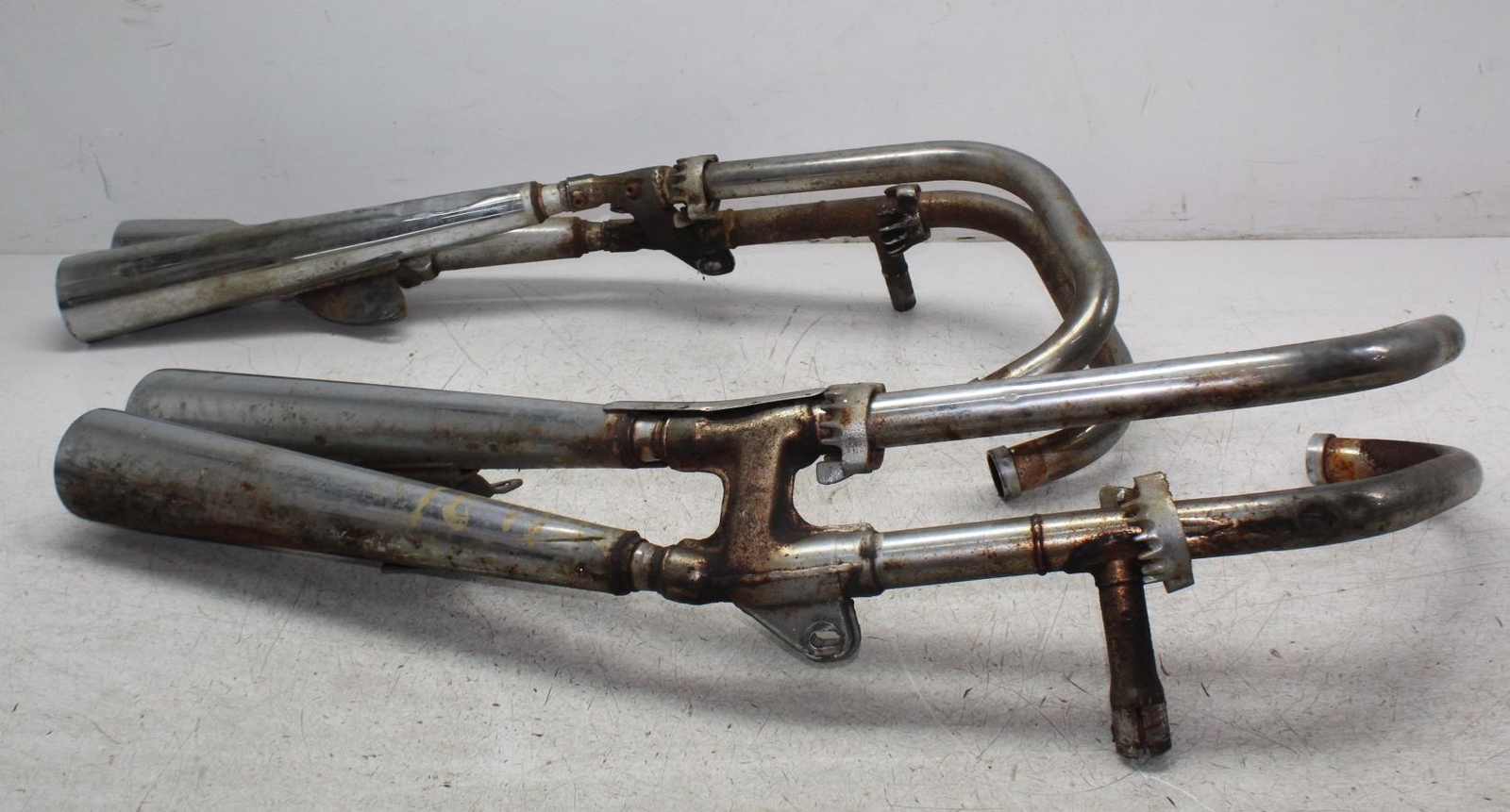1980 HONDA CB900C FULL EXHAUST SYSTEM HEADERS PIPE MUFFLER eBay