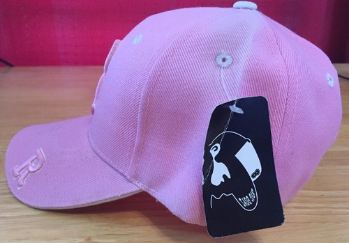 Cappellino da baseball rosa con lettera ricamo stilizzato iniziale ""R"" USA regolabile a scelta - Foto 4 di 9