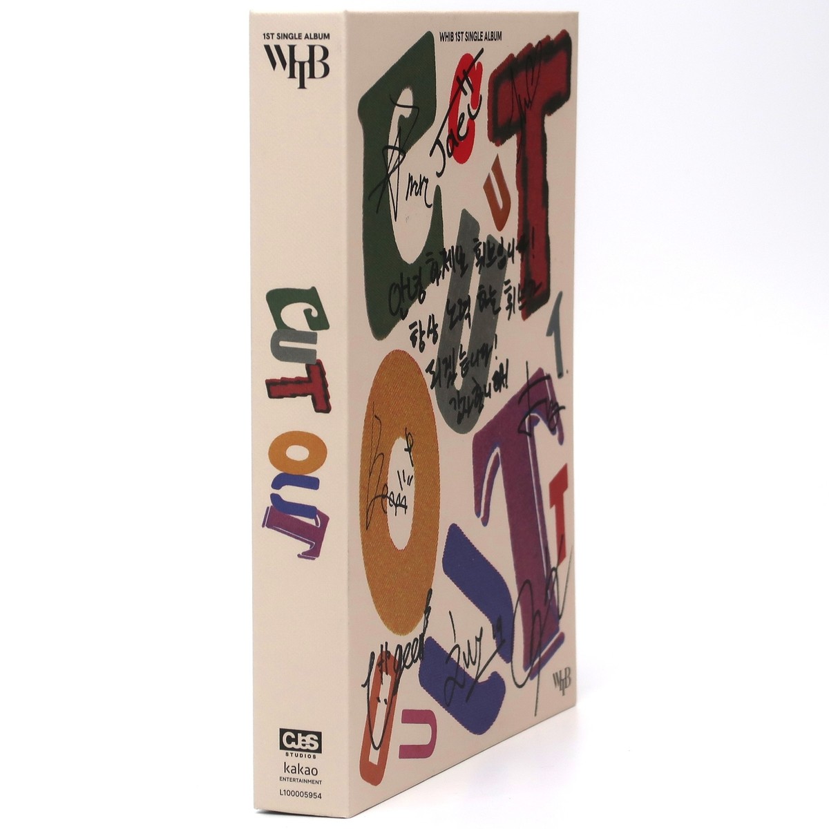 WHIB - Cut Out [Color Ver.] Signed + Message Promo CD Album