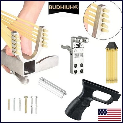 New DIY 304 Stainless Steel Slingshot Sliding Module Trigger Rubber Band Hunting