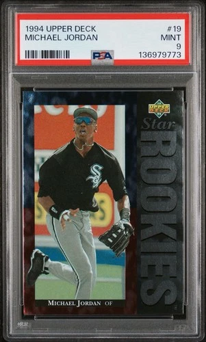 1994 Upper Deck - Star Rookie Michael Jordan #19 PSA 9