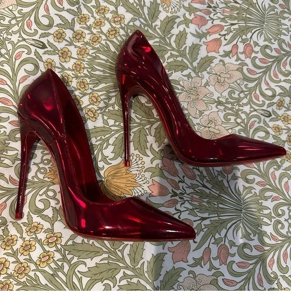 Christian Louboutin So Kate Psychic Red Size 38 1/2 - Image 3 of 4