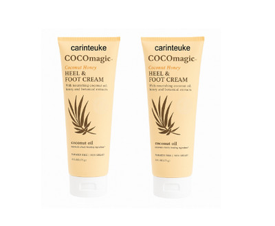 X2 COCOMAGIC HEEL & FOOT CREAM W/ COCONUT OIL HONEY 8oz Deeply moisturize