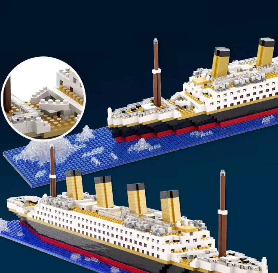 Titanic Lego Set 1878 Teile mit Karton - Bild 3 von 4