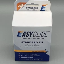 Cardshellz Easy Glide Soft Sleeves Premium Sleeves w/ Pre-cut Corners Box of 500
