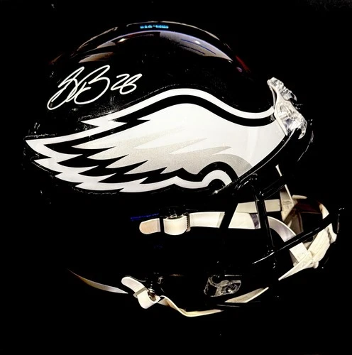 Saquon Barkley Signed Full Size REPLICA Helmet Philadelphia Eagles Beckett COA
