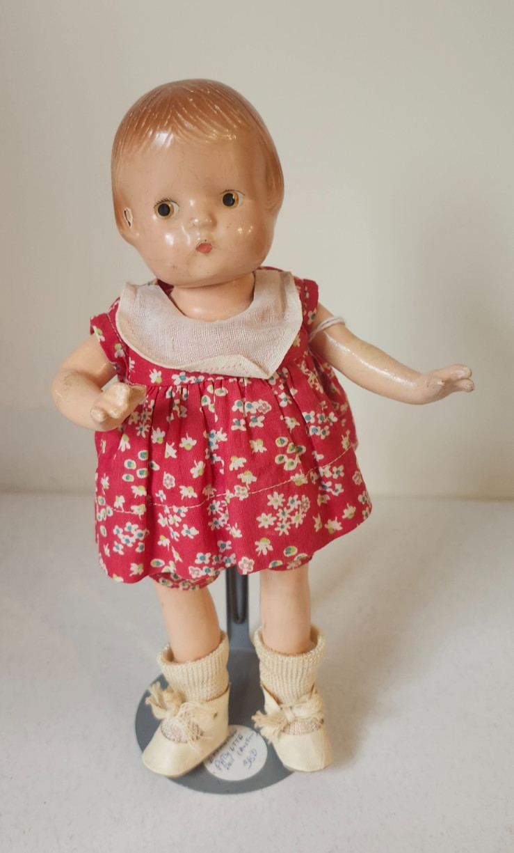 Vintage Effanbee Patsyette 9” Composition Doll