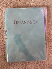 TIFFANY & Co. NoteBook w/ Pen Suede Leather Dairy Journal New And Sealed