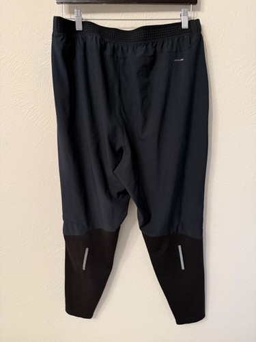 Skora men's XL black elastic waist pant gym running training yoga - Picture 6 of 12