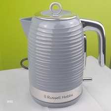 Russell Hobbs 24363 Inspire Kettle 1.7L 3KW Fast Boil | Limescale Filter | Grey