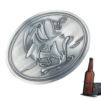 Multifunktions-Gürtelschnalle, Bierhalter, Metall-Bierkopfgürtel, lustiger Fla