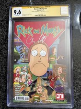 Rick and Morty #36 CGC SS 9.6 signed Chris Parnell JERRY SMITH NM/MT