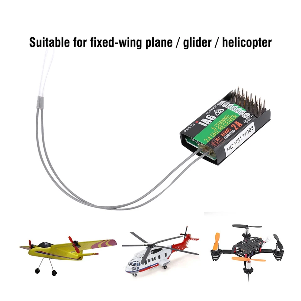 RC-Flysky Empfänger FS-IA6 6-Kanal-2 4-GHz-Frequenzempfänger. - Bild 3 von 4
