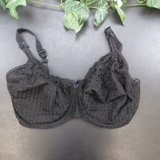 BALI Bra Women's Black 38DDD Lace Underwire Full Coverage Adjustable