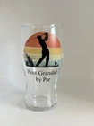 Personalised Golf Pint Glass Best Dad Grandad Pops Uncle by Par Birthday Gift