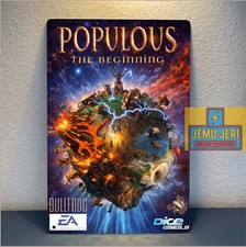Populous The Beginning Vintage Video Game Metal Poster - Sign - Size:20x30cm image