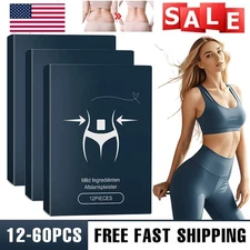 12-60PCS Slim Patch Fast-Acting Weight Loss, Fat Burn Diet Slimming Pad