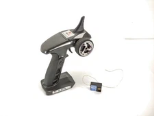 FlySky FS-GT2B 2.4GHz 3-Channel Transmitter w/Battery w/ FS-GR3E Receiver & Batt