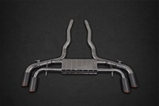 Capristo Duplex Sportauspuff BMW X5M F95 je 2x rund abgeschr�gt aus Carbon