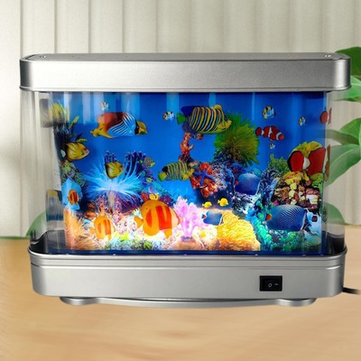 Aquarium-Stimmungslampe, Nachtlicht, dekorative Lampe für drinnen