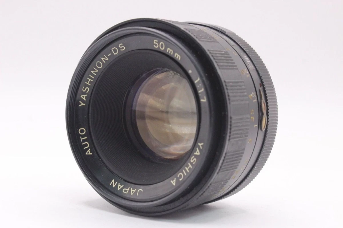 Yashica Camera Lenses 50mm Focal f/1.7 Maximum Aperture for sale