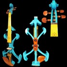 SONG Blue Electric Violin 4/4,Electronic E-Violin, Free Case Bow Cable,good tone