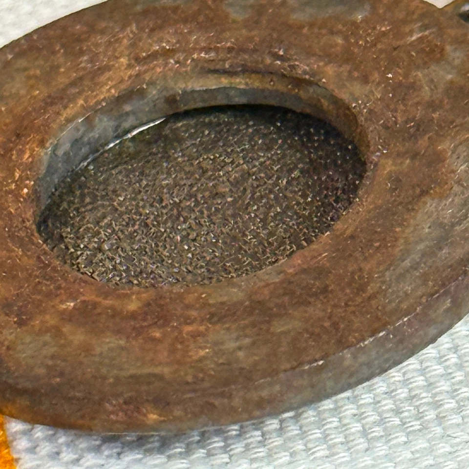 Collar medallón de sol de latón vintage colgante Sunburst con cadena de cuentas Foto 4 de 4